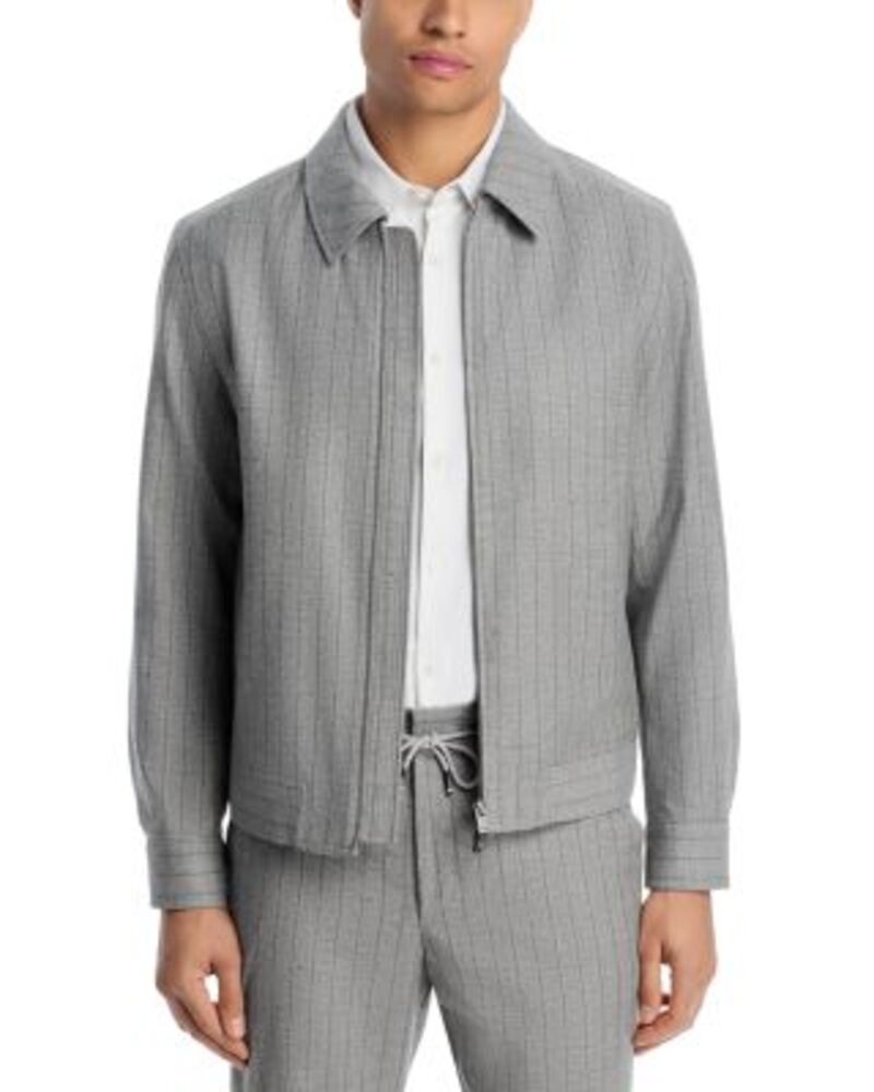 ボス メンズ アウター ジャケット・ブルゾン スリムフィット BOSS C-Hanry Wing Slim Fit Jacket Silver シルバー｜ReVida 店