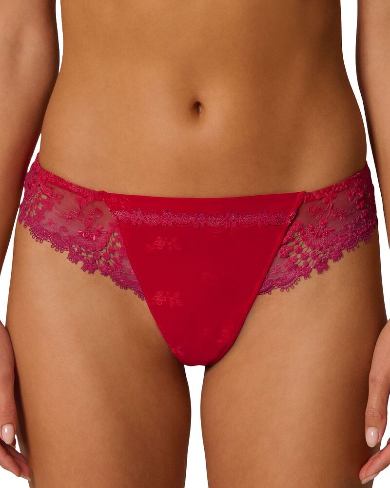 シモーヌペレール レディース アンダーウェア パンツ レース Simone Perele Simone P r le Wish Lace-Side Thong Rainbow 13,845円