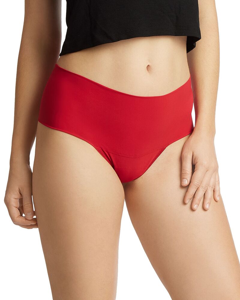 ハンキーパンキー レディース アンダー御召しもの ズボン下 Hanky Panky BreatheSoft High Rise Thong Cherryade