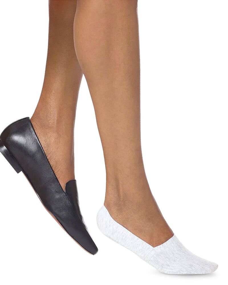 ヒュー レディース シューズ スリッポン・ローファー HUE Perfect Edge Loafer Liner Light Charcoal Heather 濃灰色