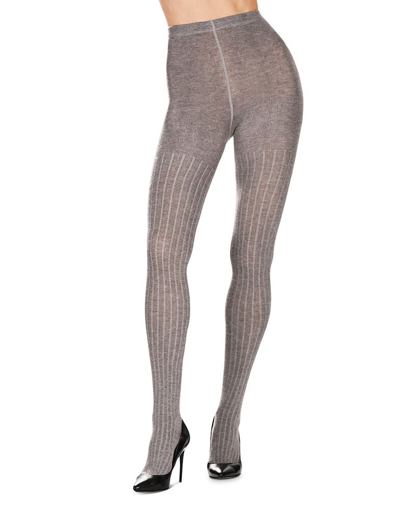 ナトリ レディース アウター ニット・セーター リブニット Natorib Knit Sweater Tights Med Gray グレー