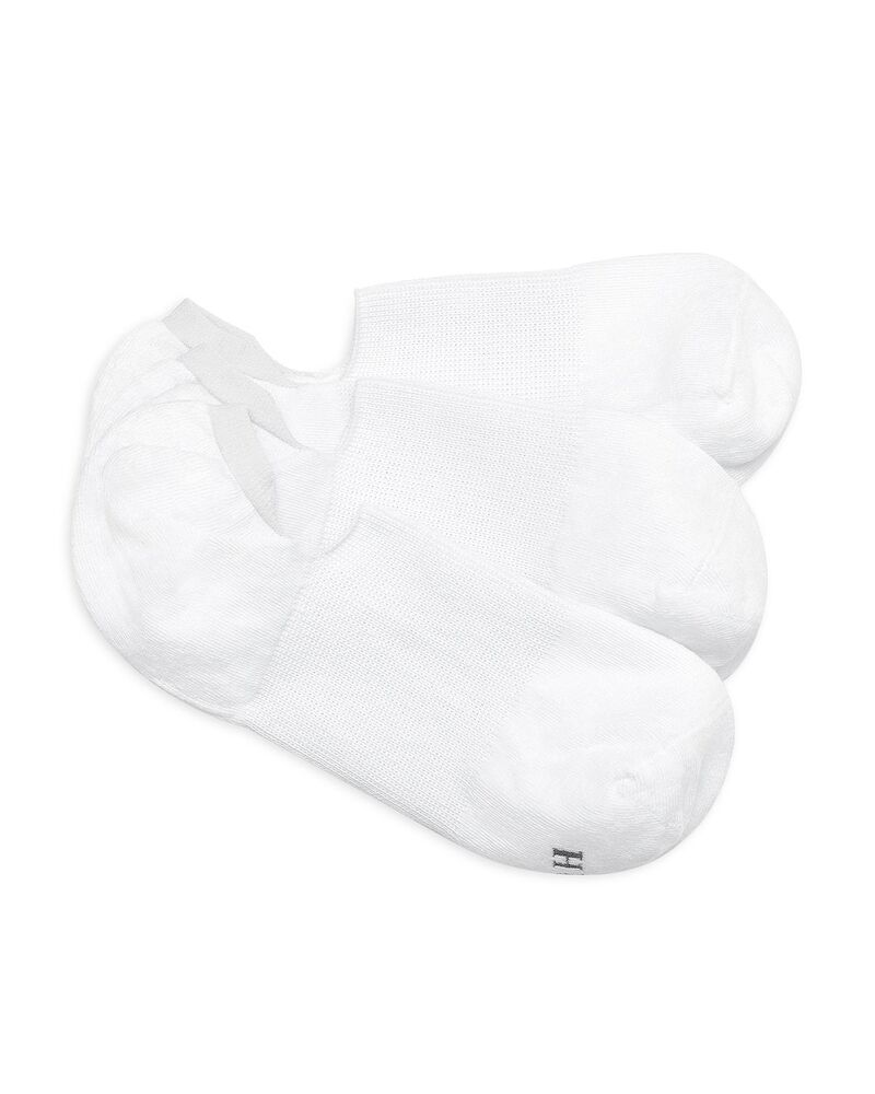ヒュー レディース アンダーお召しもの ソックス HUE Archug Socks Pack of 3 White 白いこと