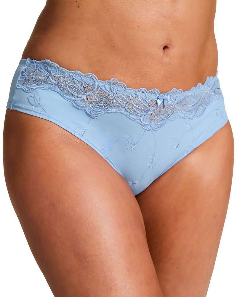 フンクミュラー レディース アンダーウェア パンツ Hunkem?ller Brazilian Diva Thong Shorts Bel Air Blue ブルー