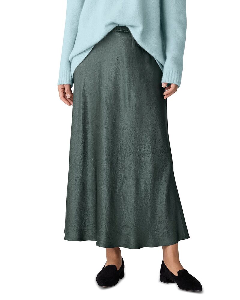 エイリーンフィッシャー レディース ボトムスカート マキシ Eileen Fisher Bias Cut Maxi Skirt Everglade
