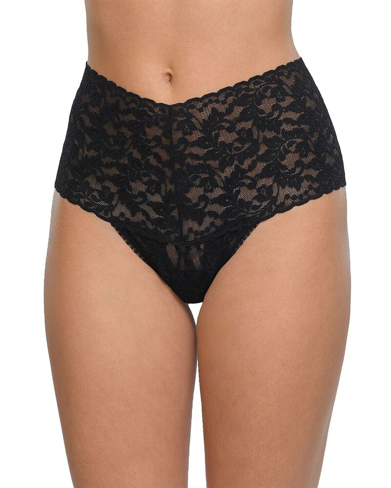 ハンキーパンキー レディース アンダーウェア パンツ Hanky Panky Retro Thong Black ブラック｜ReVida 店