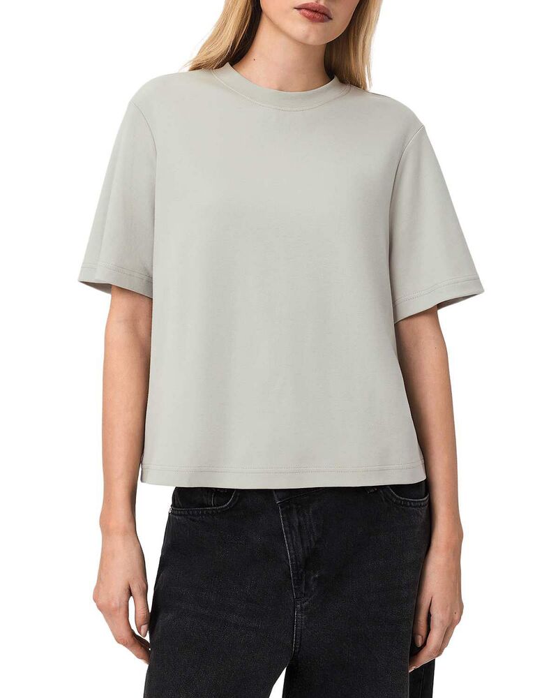 オールセインツ レディース トップス Tシャツ コットン ALLSAINTS Lisa Cotton Tee Pale Green グリーン 17,136円