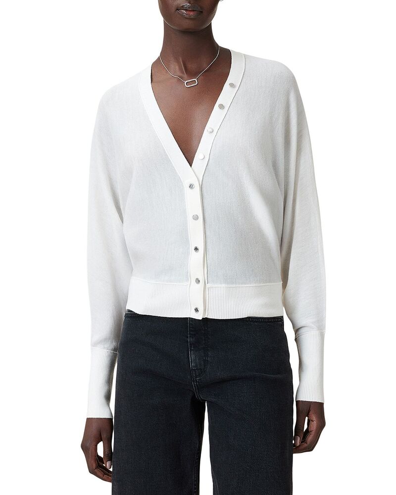 オールセインツ レディース アウター カーディガン ALLSAINTS Honor Cardigan Chalk White ホワイト
