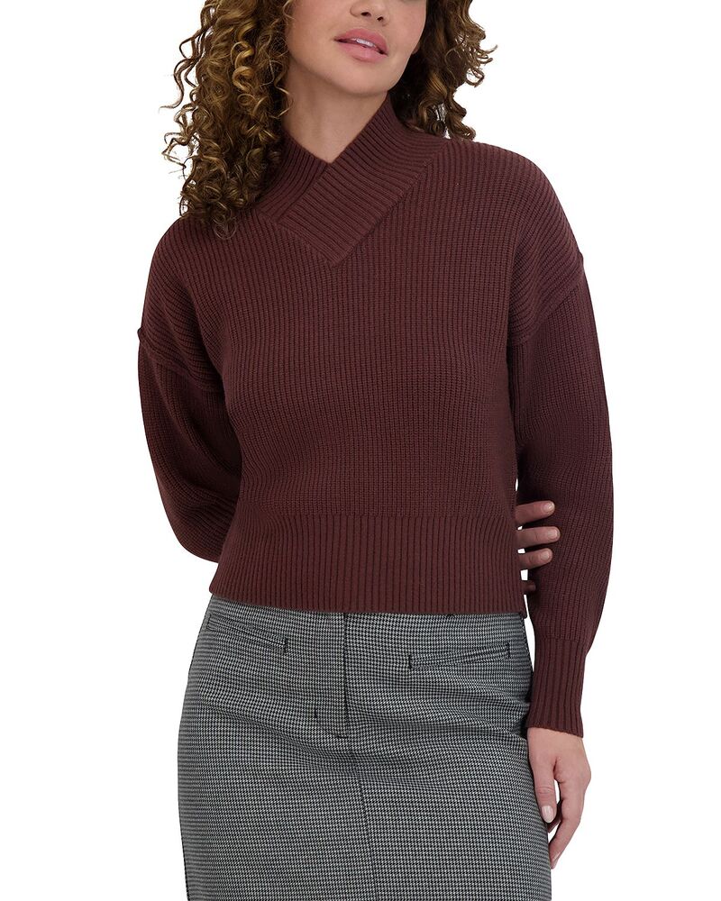 ポイント レディース アウター ニット・セーター Point Chunky Knit Sweater Chocolate チョコレート