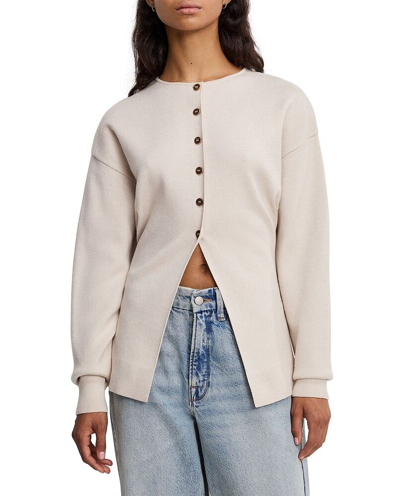 グッドアメリカン レディース アウター カーディガン セーター Good American Exaggerated Sleeve Cardigan Sweater Lightaupe トープ 29,770円