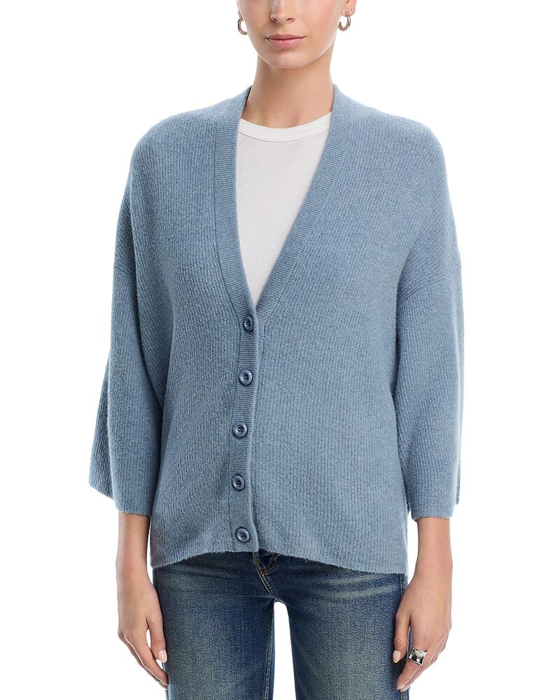 アメリカンヴィンテージ レディース アウター ジレー V素っ首 スウェーター American Vintage V Neck Cardigan Sweater Orage Chine