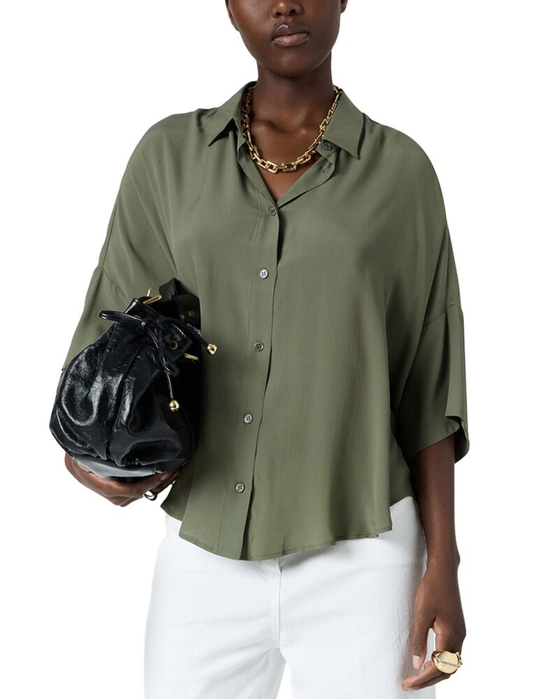 ジェラルド・ダレル レディース トップス シャツ Gerardarel Cirae Shirt Green グリーン|ReVida 店
