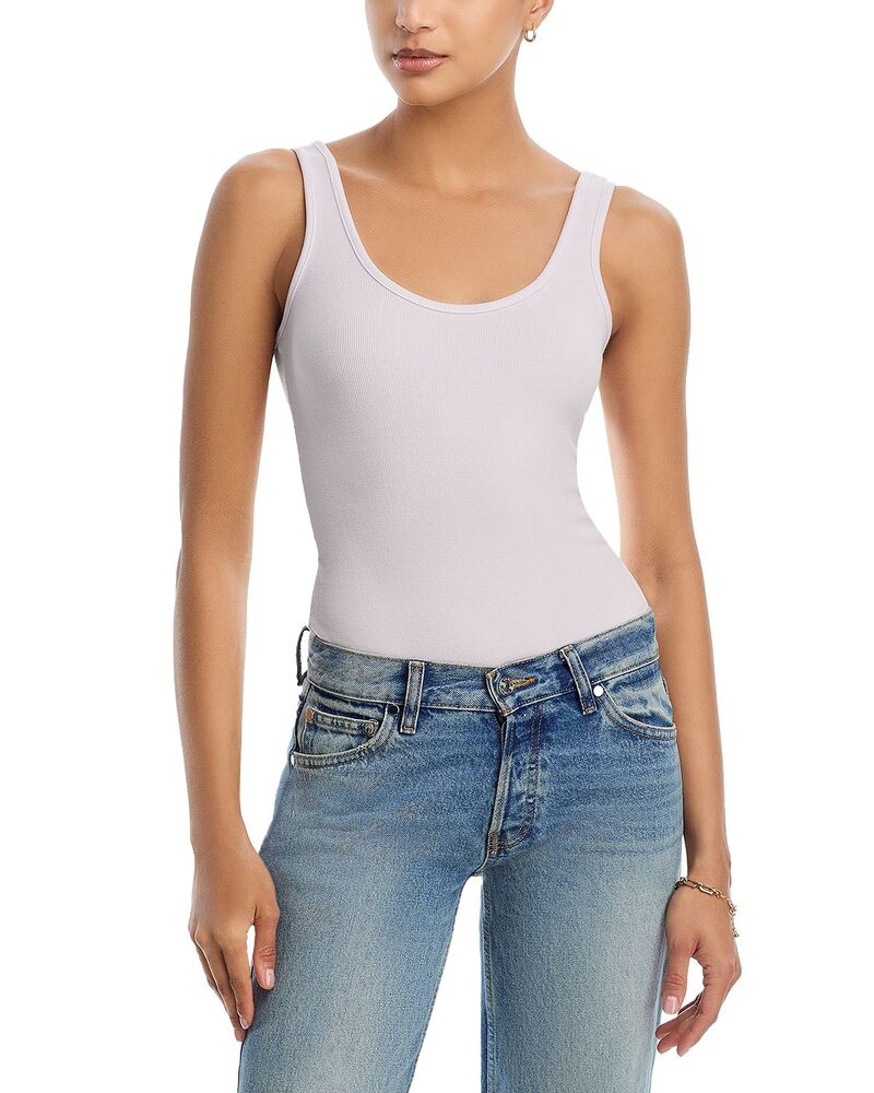 ラジャンス レディース トップス シャツ ボディースーツ L'AGENCE Nica Tank Top Bodysuit Icy Lilac ライラック|ReVida 店