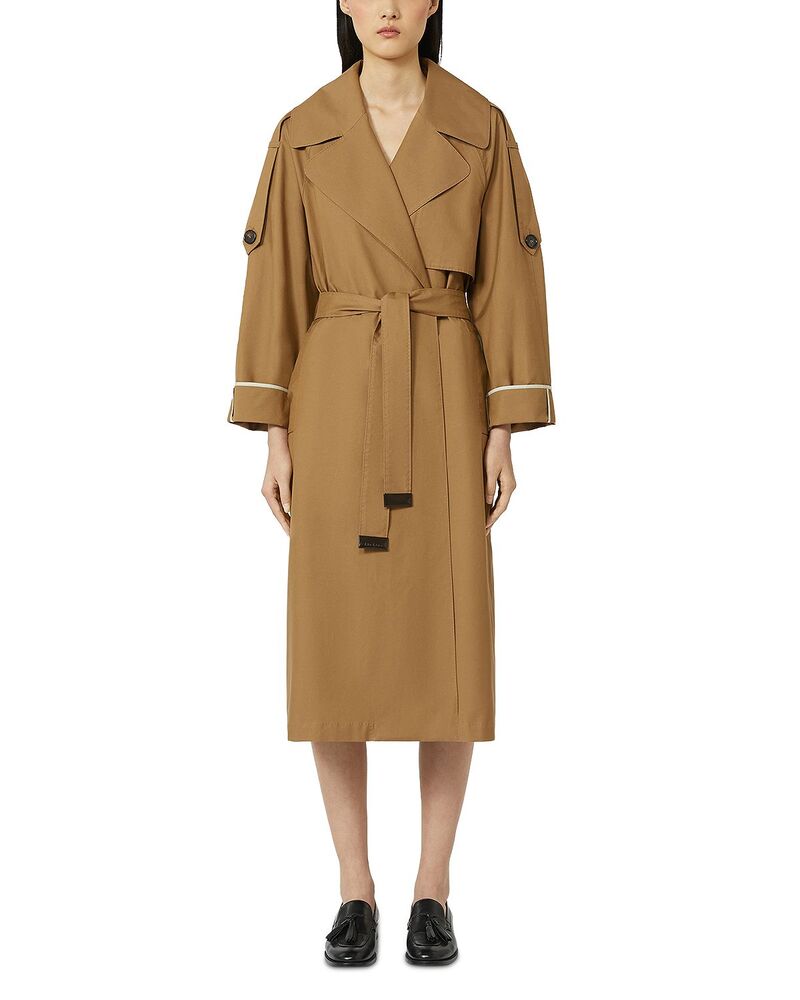 マックスマーラ レディース アウター 厚地の外套 Max Mara Mtcutrench Coat Brown 赤銅色 レディースファッション-コート・ジャケット