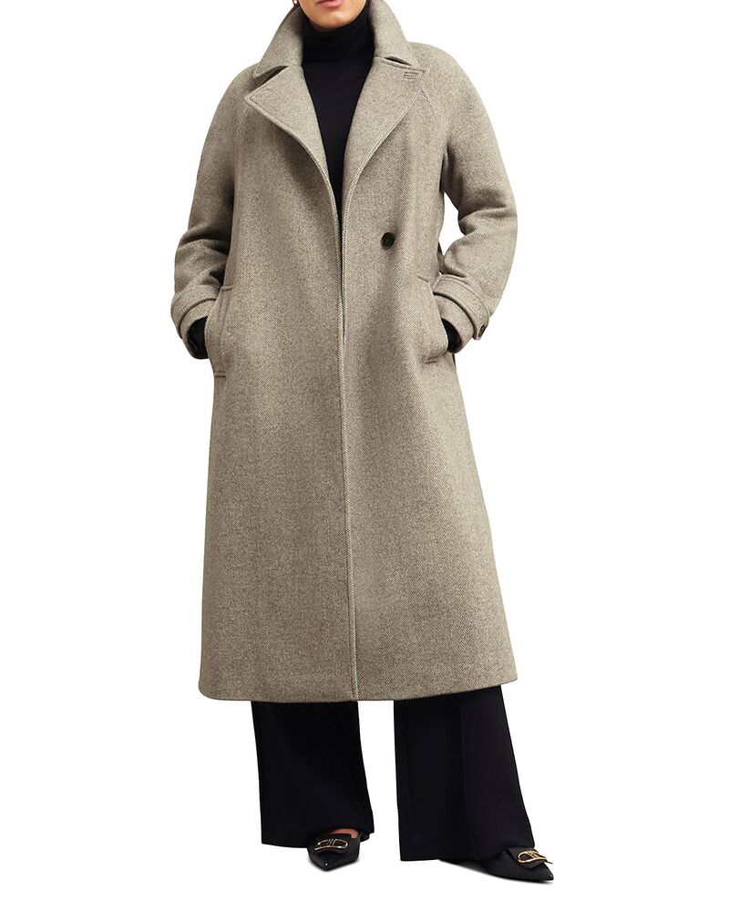 ホッブス英国の首都 レディース アウター 厚地の外套 HOBBS LONDON Manon Coat Neutral レディースファッション-コート・ジャケット