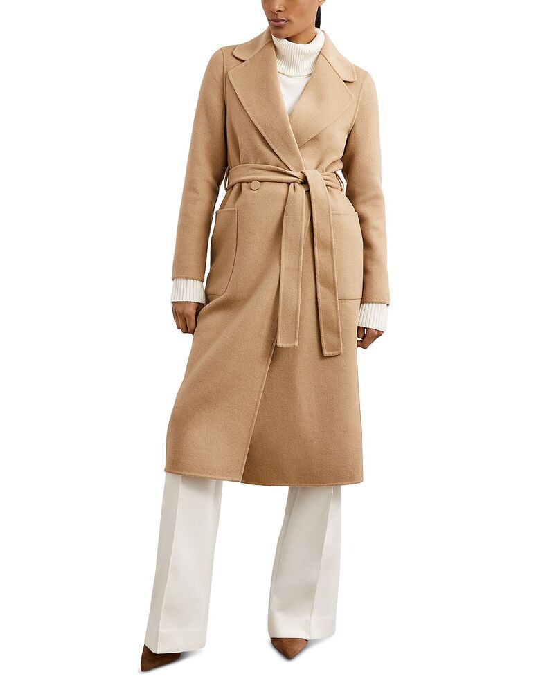 レイス レディース アウター コート プチ REISS Petite Belted Coat Camel キャメル 58,740円