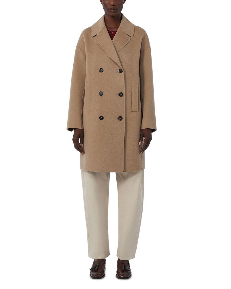 マックスマーラ レディース アウター 厚地の外套 羊毛 Max Mara Eden Wool Coat Hazelnut Brown 赤銅色
