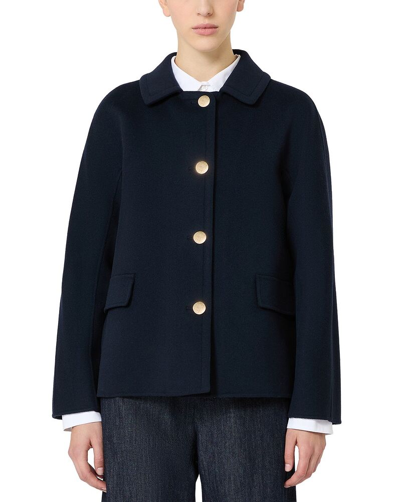 マックスマーラ レディース アウター 上衣・上衣 羊毛 Max Mara Grazia Wool Jacket Midnight Blue 青み