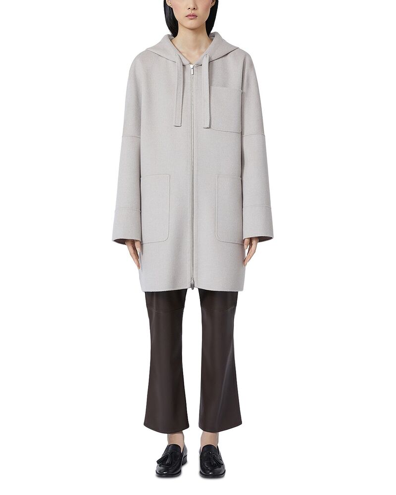 マックスマーラ レディース アウター 厚地の外套 羊毛 Max Mara Giglio Hooded Wool Coat Beige ベージュ