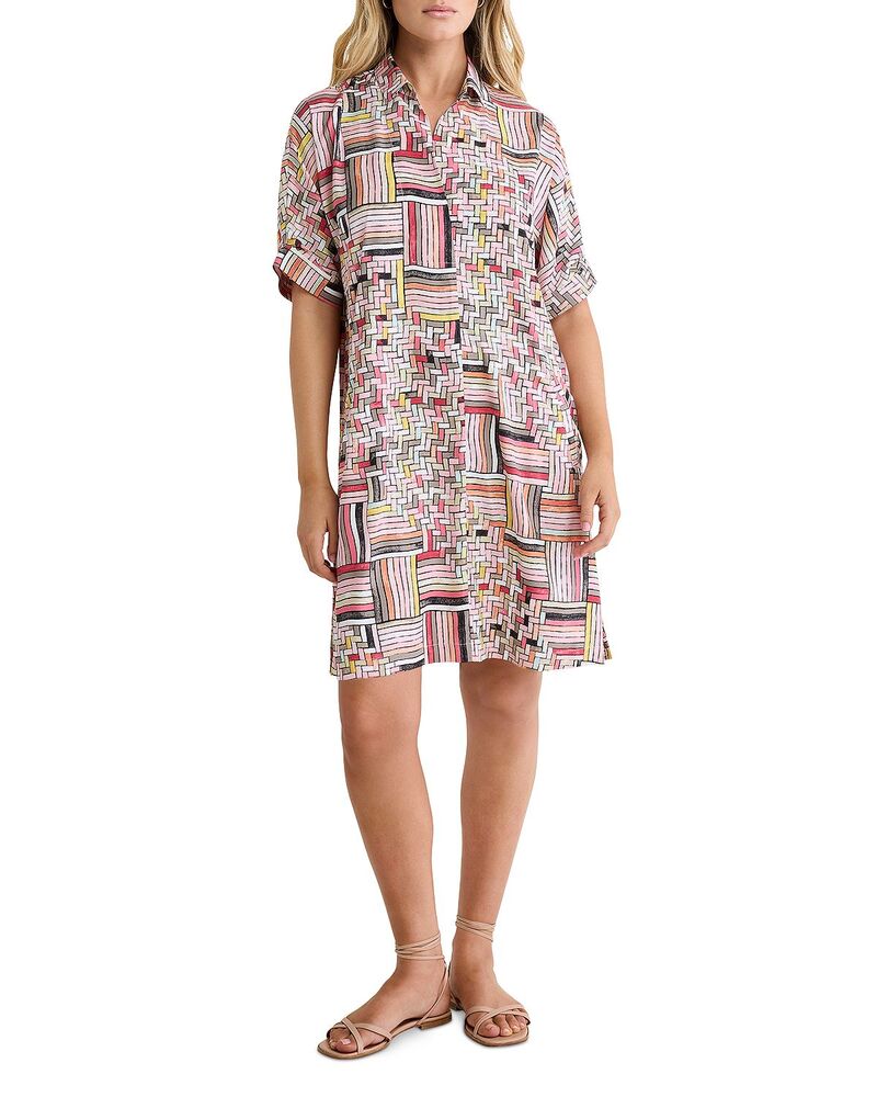 ニックプラスゾーイ レディース トップス ワンピース NIC+ZOE Colorweave Devon Dress Pink Multi ピンク 36,270円