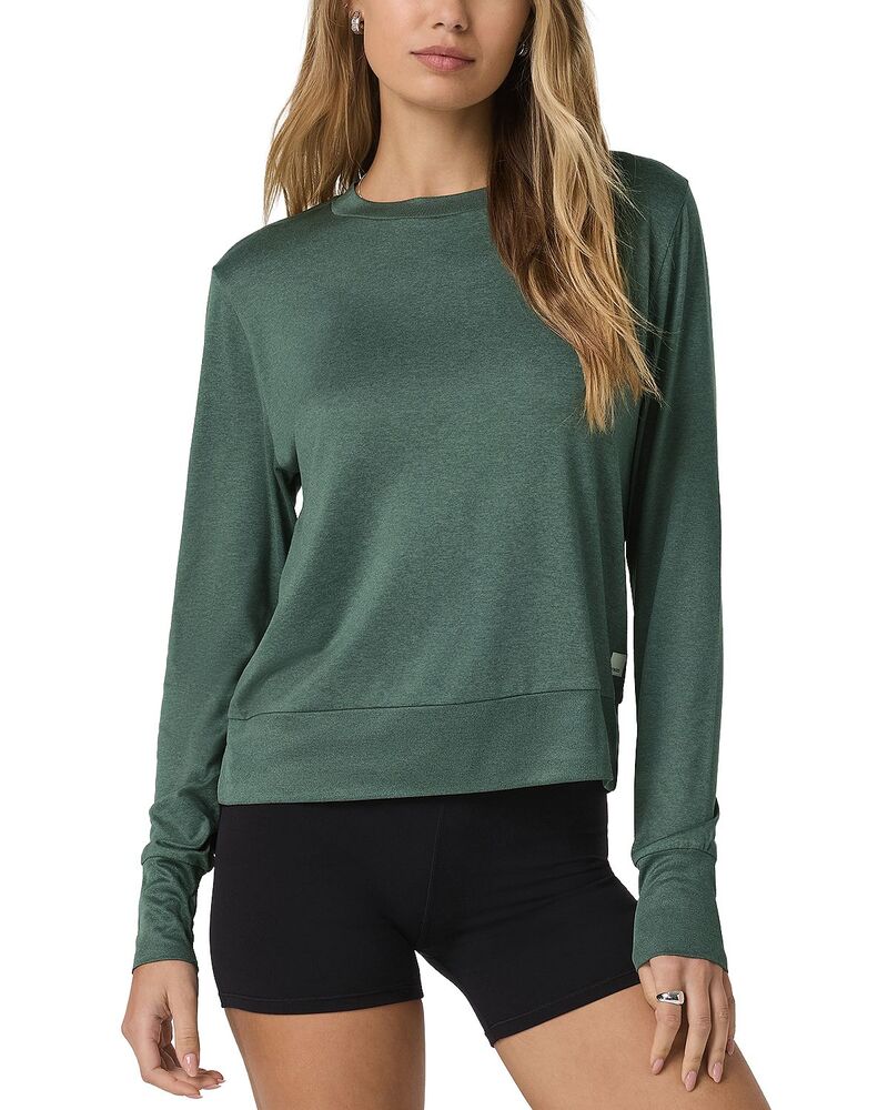 ビュオーリ レディース トップス シャツ クルーネック Vuori Daydream Crewneck Top Agate Green Heather ヘザー