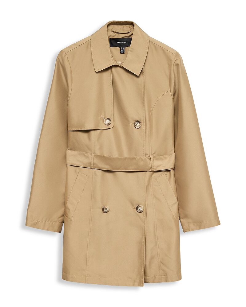 ヴェロモーダ レディース アウター コート Vero Moda Gella Trench Coat Kelp