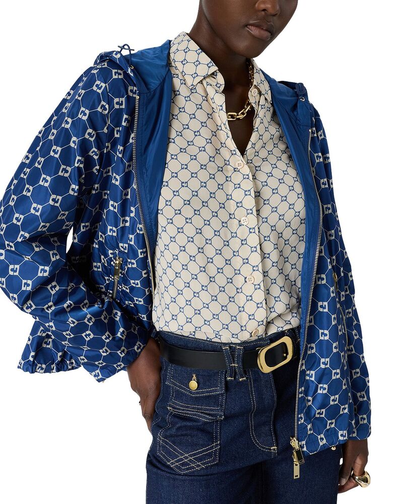 ジェラルド・ダレル レディース アウター ジャケット・ブルゾン Gerardarel Juline Reversible Jacket Navy ネイビー