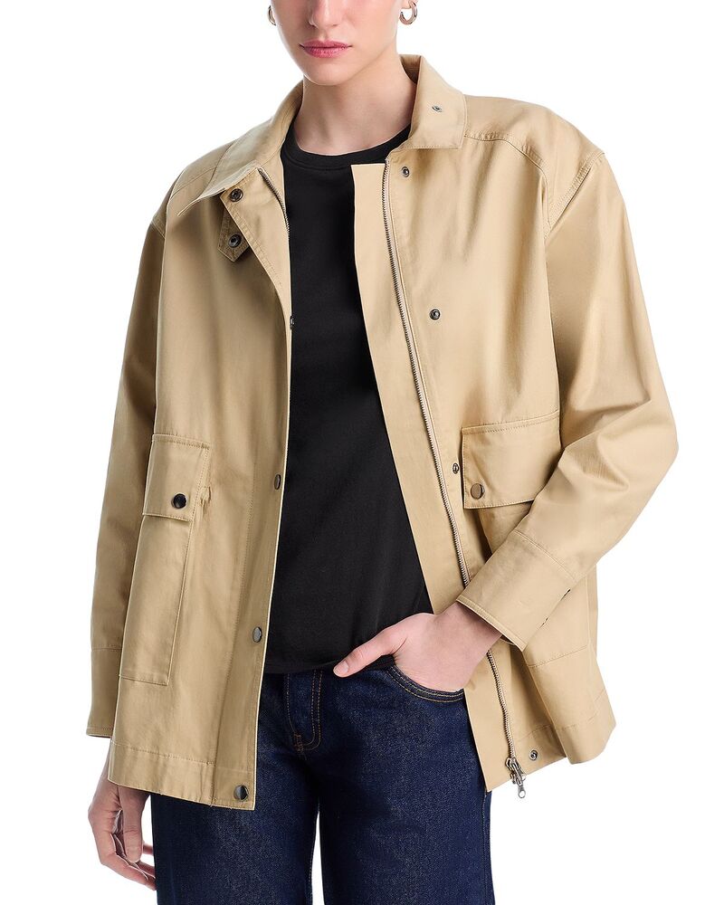 アンソニー・トーマス・メリロー レディース アウター ジャケット・ブルゾン コットン ATM Cotton Twill Utility Jacket Macadamia｜ReVida 店