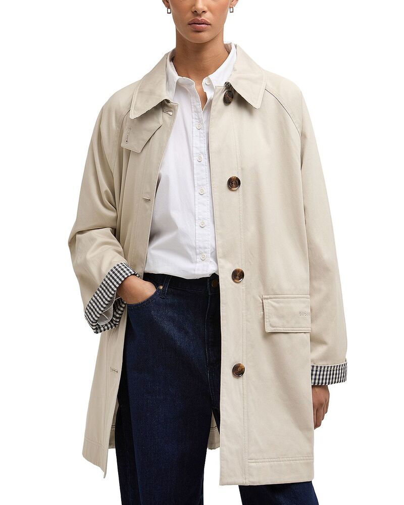バブアー レディース アウター コート Barbour Gabby Car Coat Mist