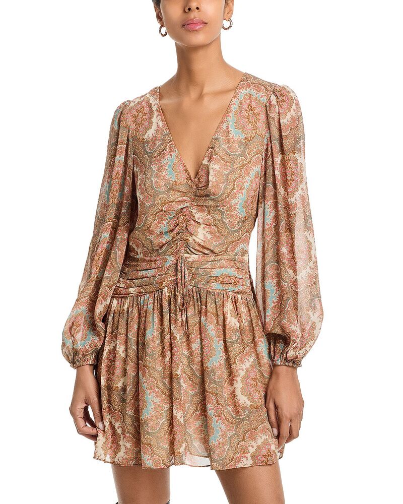 ページ レディース トップス 衣装 絹地 PAIGE Lainey Silk Dressurf Multi マルチ色合い