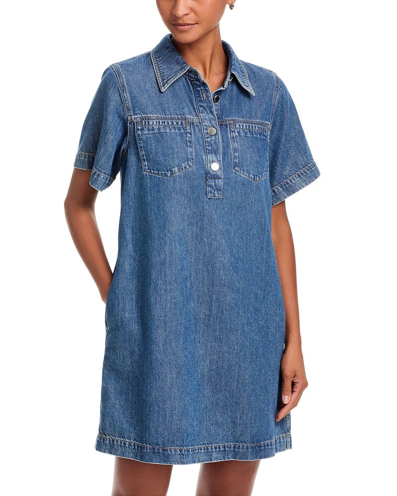 ラグアンドボーン レディース トップス ワンピース ミニ デニム rag & bone Hayley Denimini Dress Delcan デニム