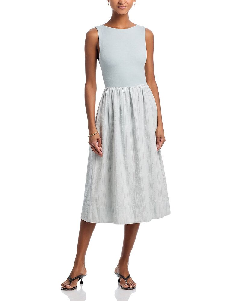 ベラダール レディース トップス 衣装 midi Bella Dahl Mixed Media Midi Dress Minted Sage サルヴィア