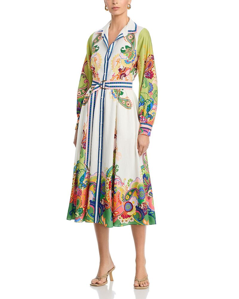 エリータハリ レディース トップス 衣装 Elie Tahari Thester Dress Celestial Paisley