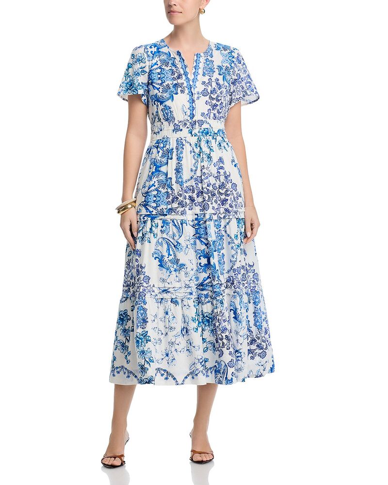 ジョニーワズ レディース トップス ワンピース ティアード Johnny Was Pintuck Tieredress Vallora｜ReVida 店