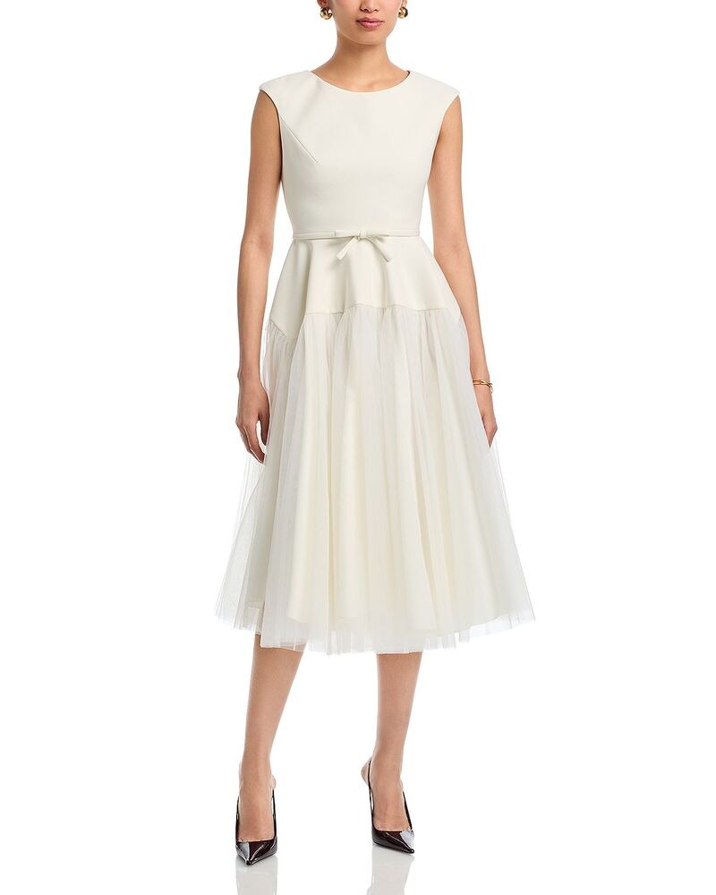 サンク セプト レディース トップス ワンピース ミディ Cinq Sept Sunnie Midi Dress Ivory アイボリー