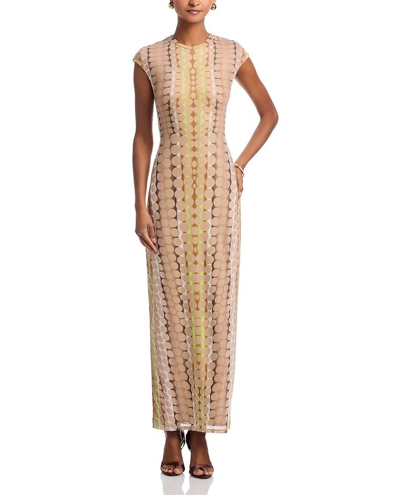 エーエフアールエム レディース トップス ワンピース AFRM Cody Dress in Tonal Dotonal Dot