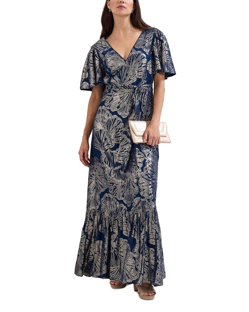フェイズ・エイト レディース トップス ワンピース マキシ Phaseight Azale Fil Coup Maxi Dress Blue ブルー