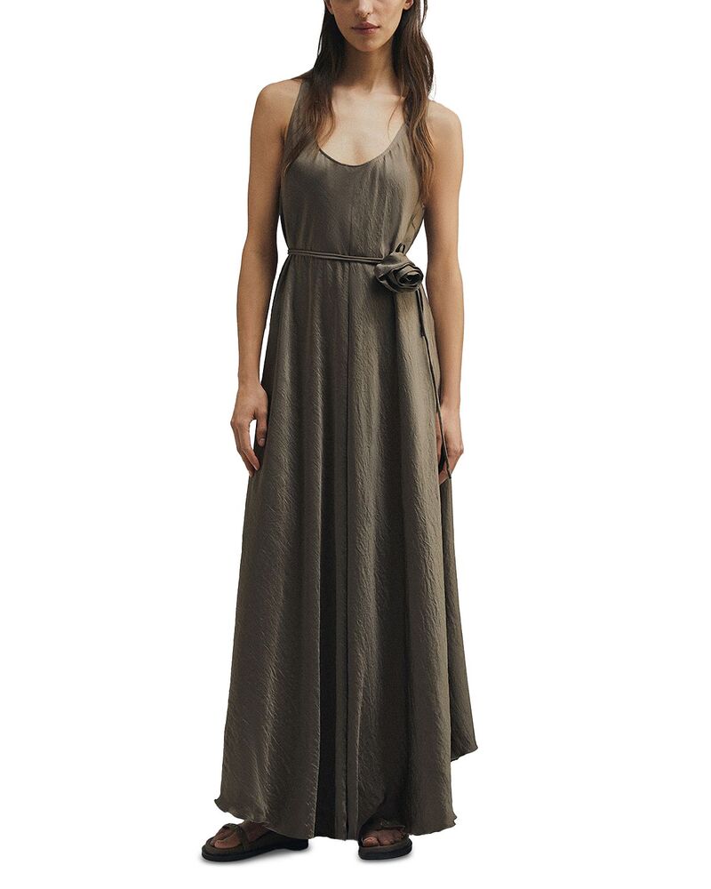 マレーラ レディース トップス ワンピース Marellalcool Crinkle Twill Dress Brown ブラウン