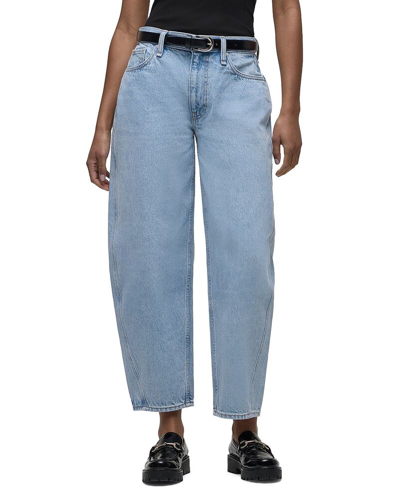 ハドソン レディース ボトムス デニムパンツ ジーンズ Hudson Courtney Mid Rise Baby Barrel Jeans in Wash Away Wash Away｜ReVida 店