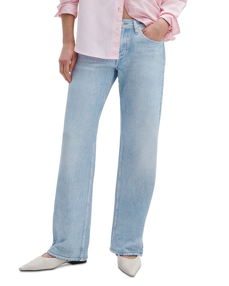 ラグアンドボーン レディース ボトムス デニムパンツ パイル ジーンズ rag & bone Miramar Terry Saige Mid Rise Jeans in Aria 45,480円