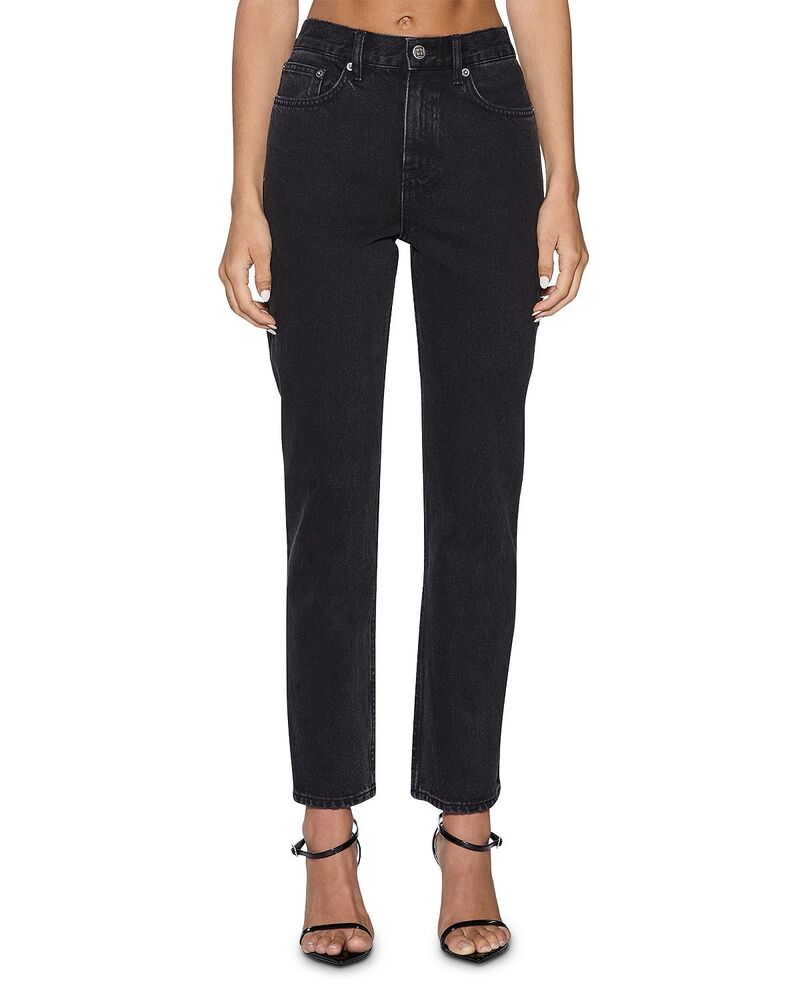 スビ レディース ボトムス デニムパンツ ジーンズ Ksubi Pinup High-Rise Straight Jeans Black ブラック