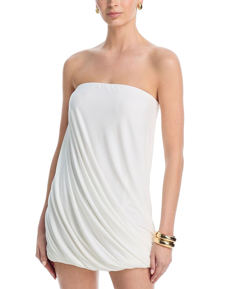 ノーマカマリ レディース トップス ワンピース ミニ ストラップレス Norma Kamali Strapless Twist Mini Dressnowhite ホワイト