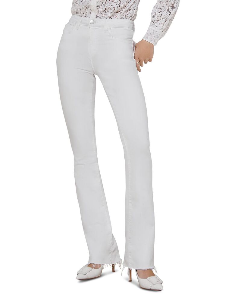 ラジャンス レディース ボトムス デニムパンツ ジーンズ L'AGENCE Ruthigh Rise Straight Jeans in Blanc