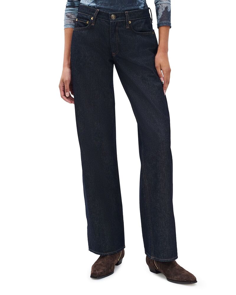 ラグアンドボーン レディース ボトムス デニムパンツ ローライズ ジーンズ rag & bone Saige Low Rise Relaxed Straight Jeans Twilight Rinse