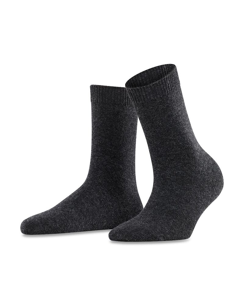 ファルケ レディース アンダーウェア 靴下 Falke Soft Merino Blend Socks Anthracite Melange