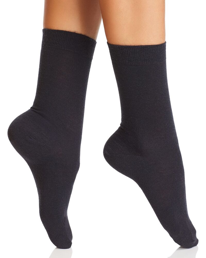 ファルケ レディース アンダーウェア 靴下 Falke Soft Merino Blend Socks Dark Navy ネイビー
