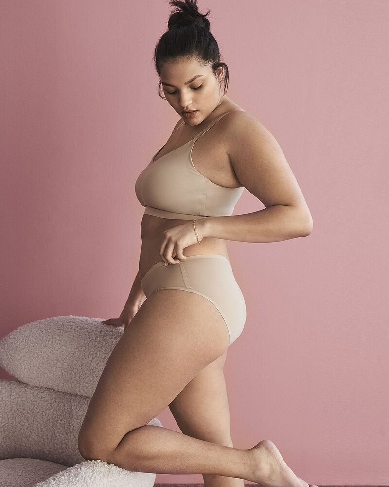 シャントル レディース アンダー御召しもの ズボン下 Chantelle Soft Stretch Full Briefs Nude