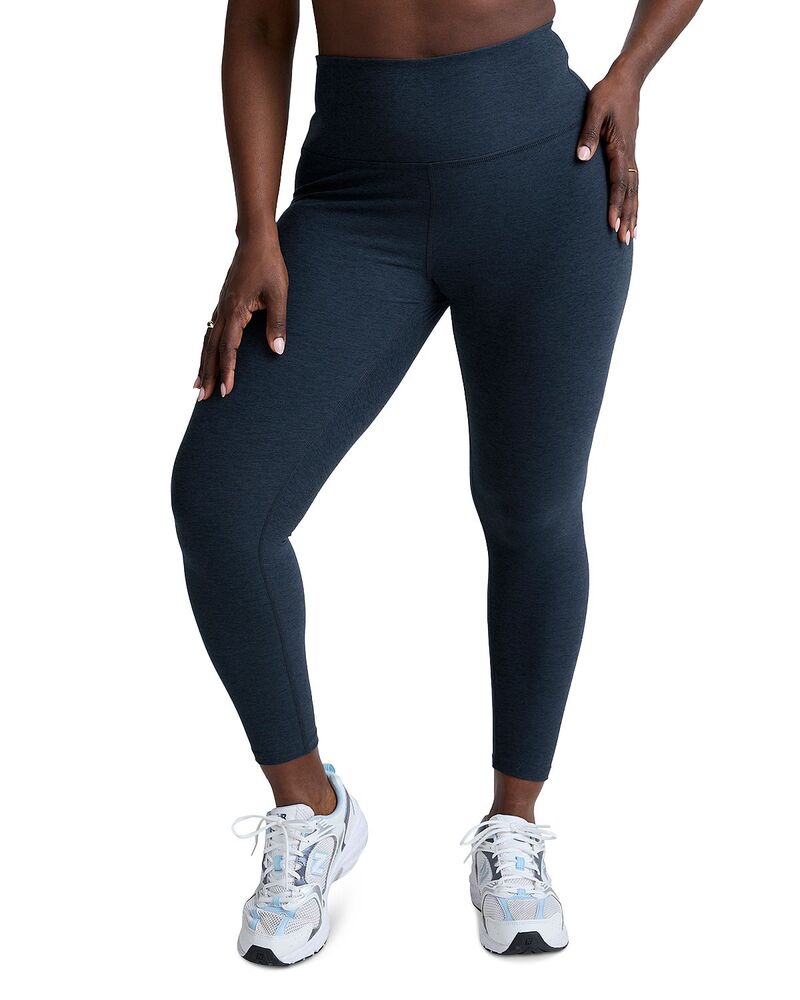 ビヨンドヨガ レディース ボトムス レギンス ミディ Beyond Yoga Space Dye Caught in the Midi Leggings Nocturnal Navy ネイビー｜ReVida 店