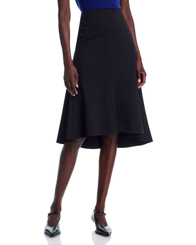 ジル・サンダー レディース 下つ方スコート A 伝達ルート MIDI Jil Sander A Line Midi Skirt Black 黒いこと
