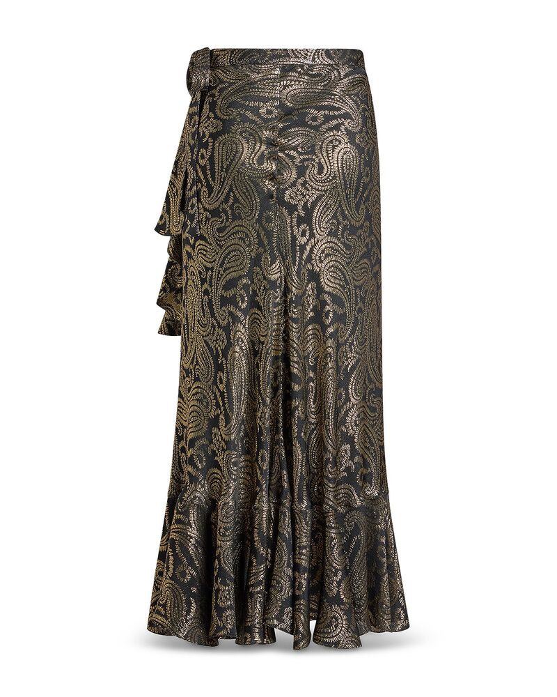 エトロ レディース 下つ方スコート マキシ Etro Maxi Wrap Skirt Gold ゴールド