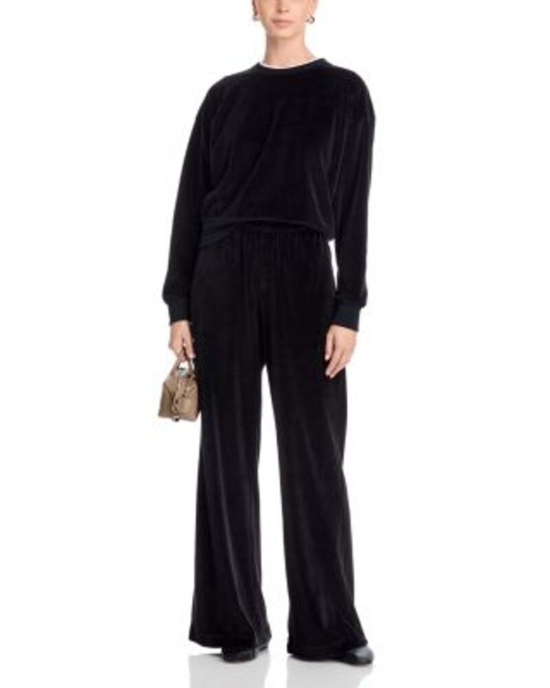 アンソニー・トーマス・メリロー レディース アウター パーカー・スウェット クルーネック パンツ シャツ ATM Velour Crewneck Sweatshirt & Velour Flare Pants One-Size
